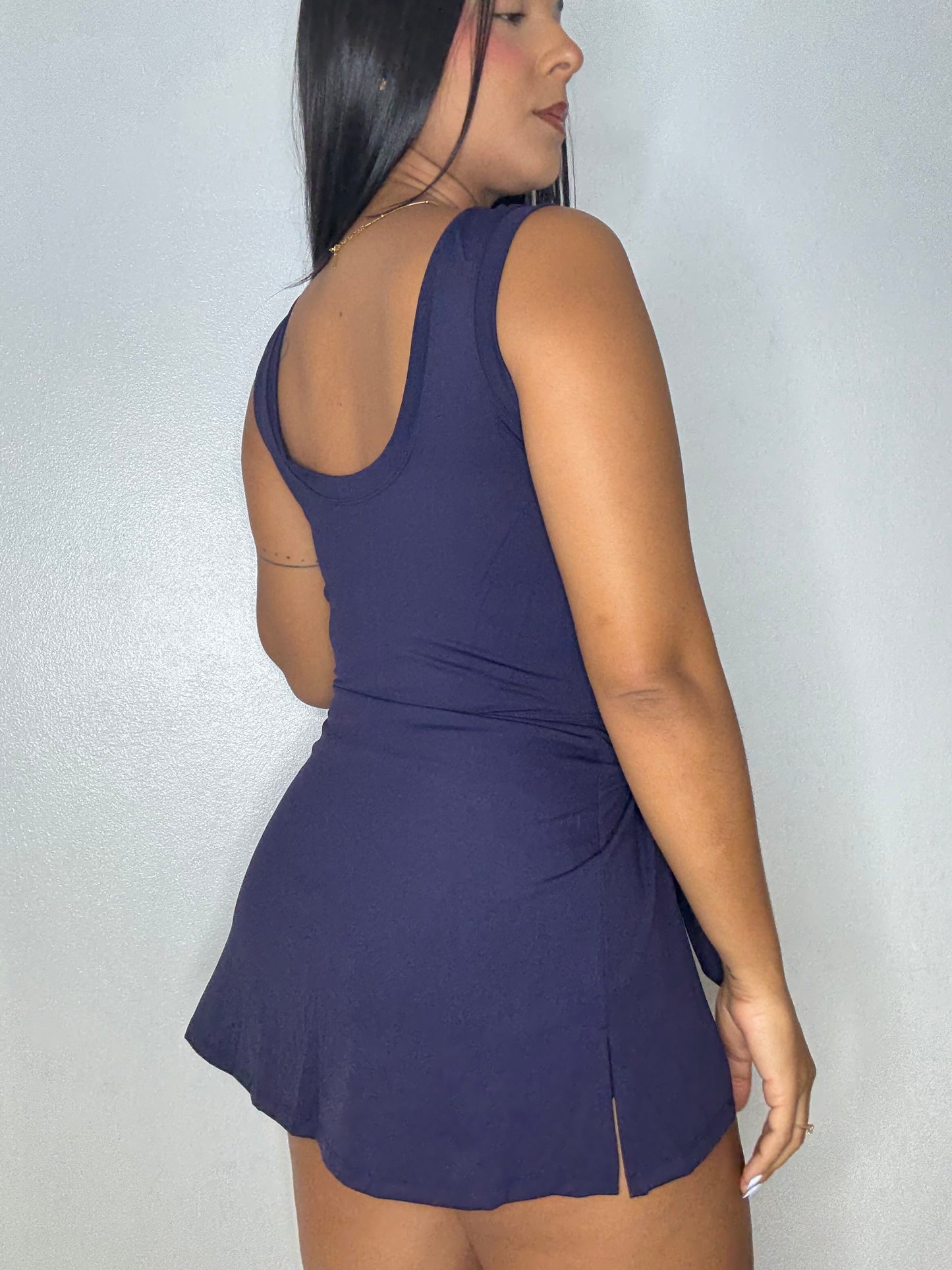 Navy Tennis Dress/Shorts
