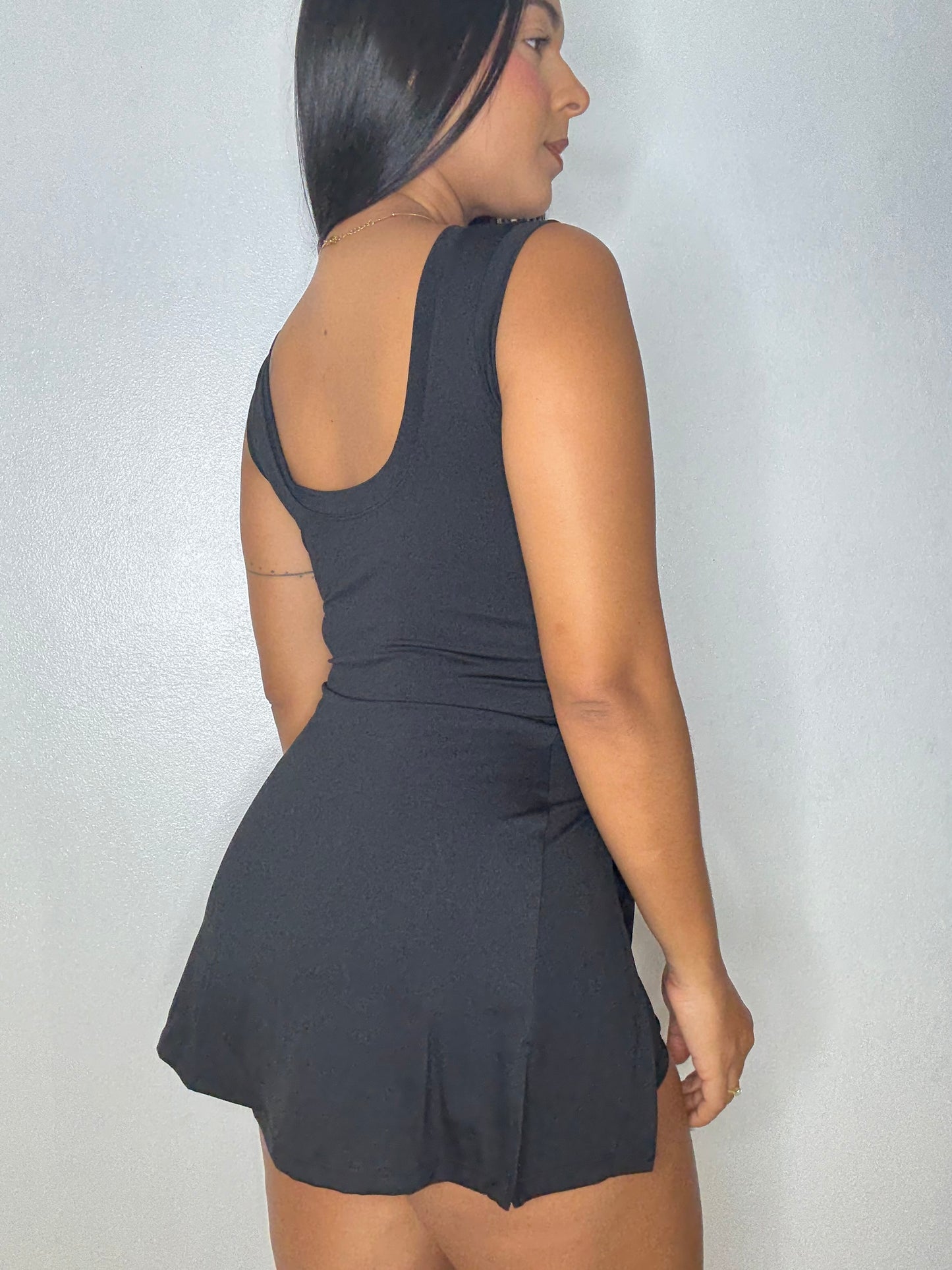 Black Tennis Dress/Shorts