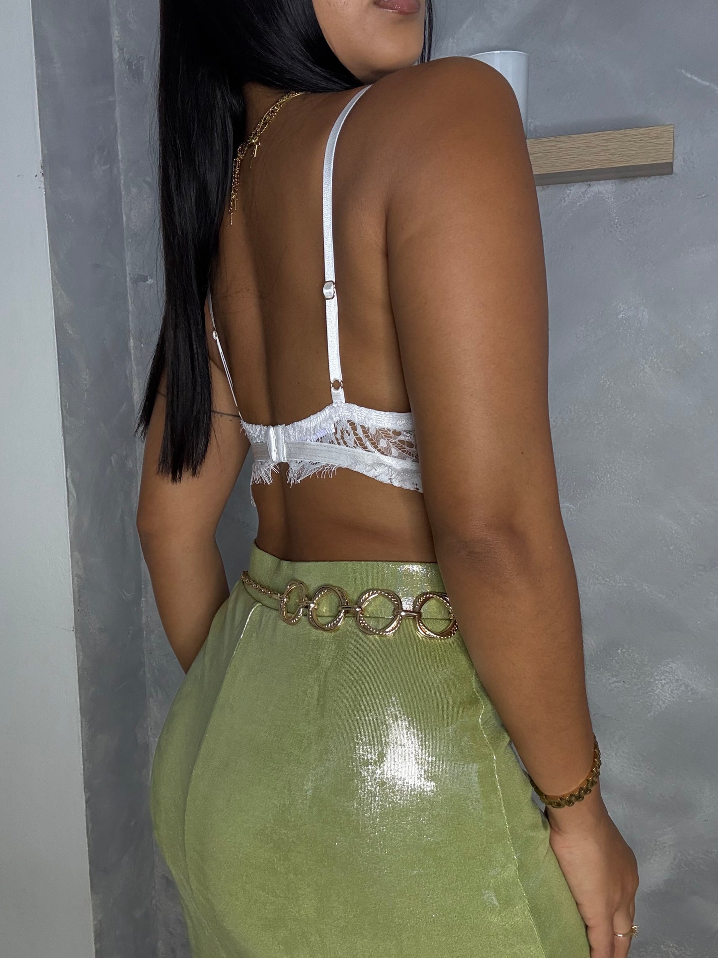 White Lace Bralette Top