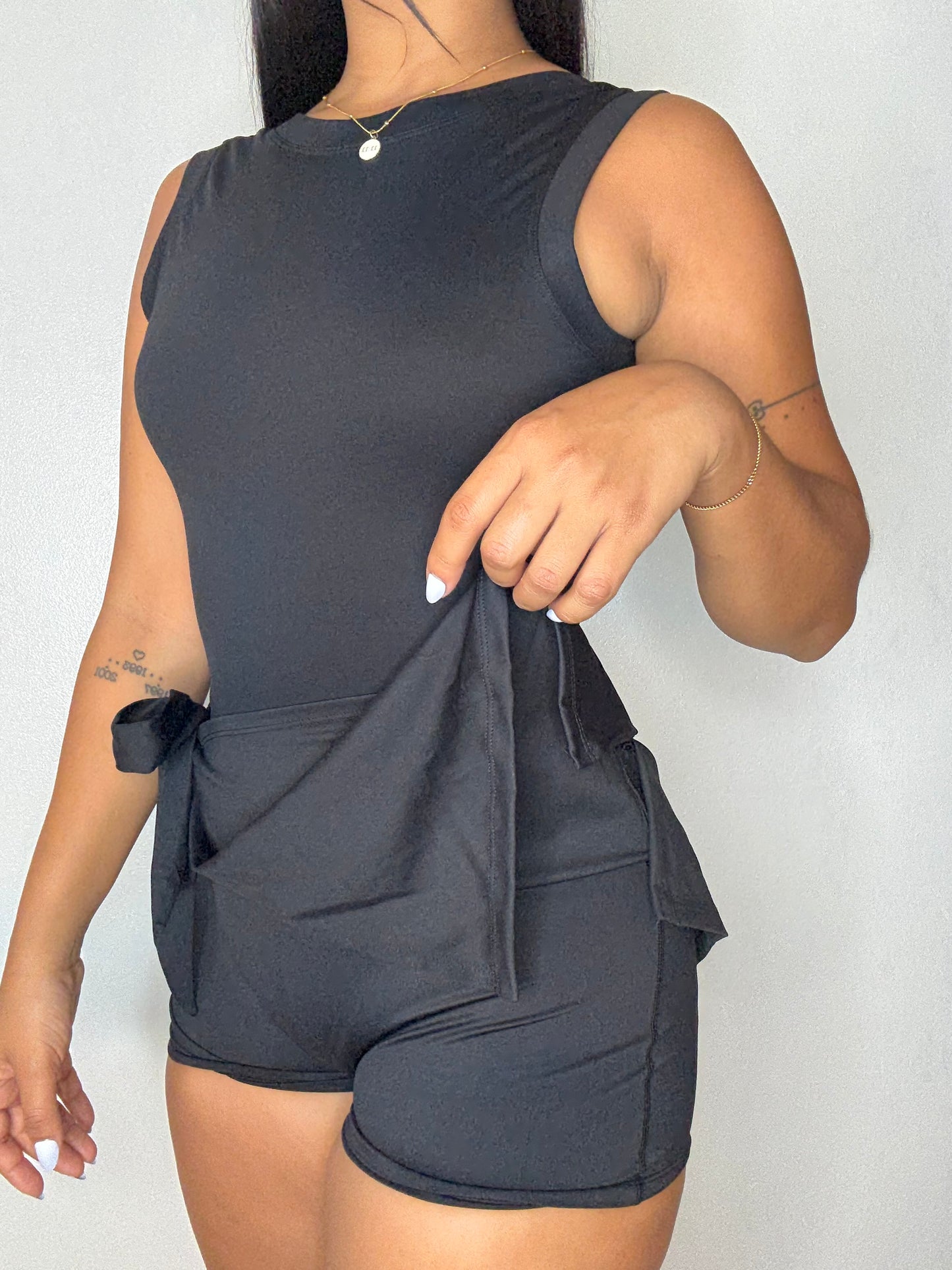 Black Tennis Dress/Shorts
