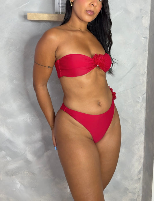 Red 2 Piece Bikini
