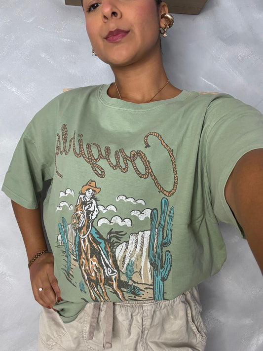 Cowboy Sage Oversize T-Shirt