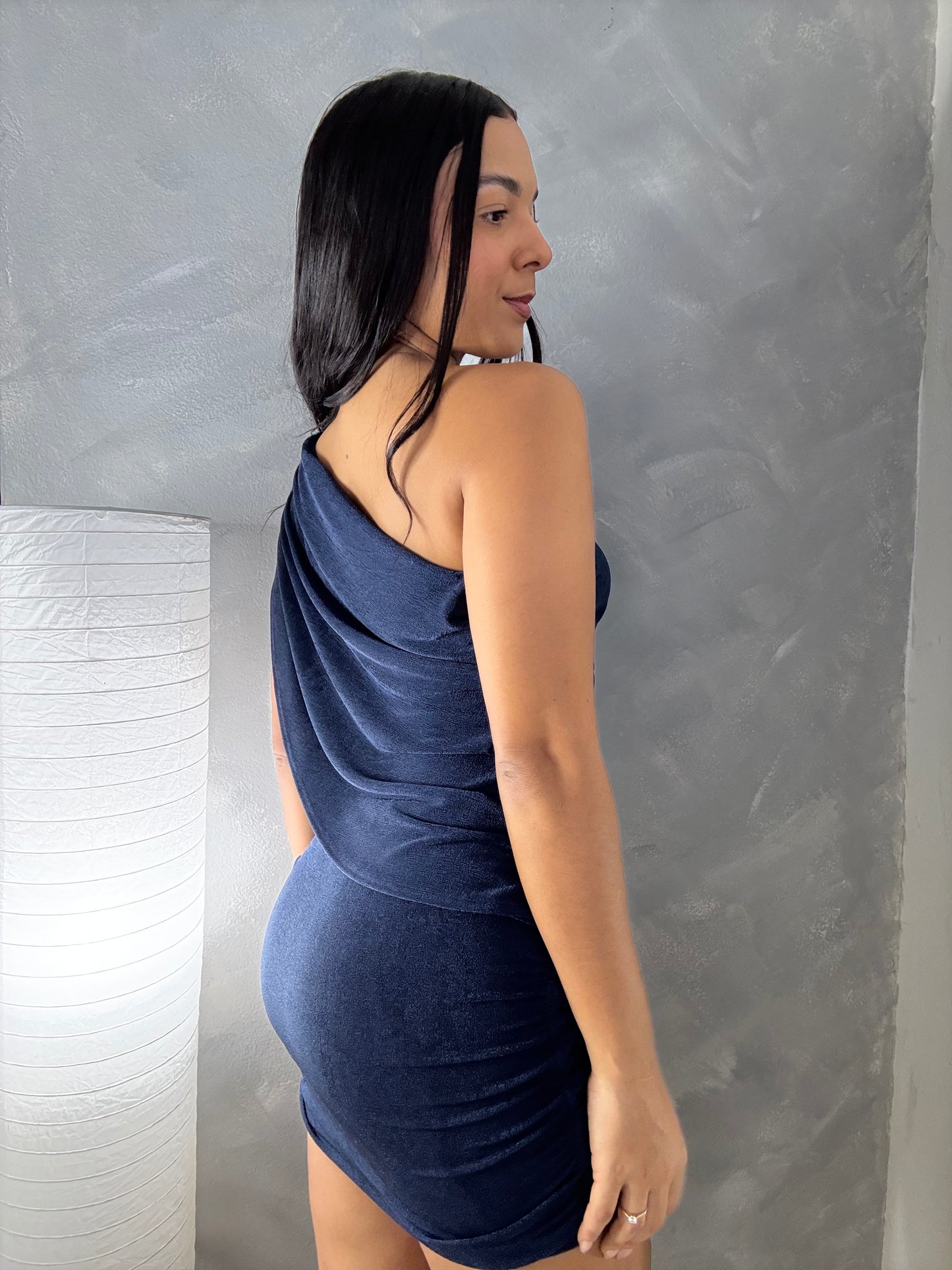 One Shoulder Mini Dress