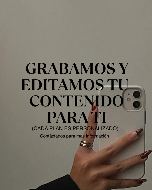 Nos encargamos de crear y editar tus videos