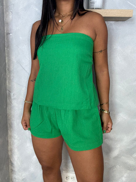 Linen Green Set