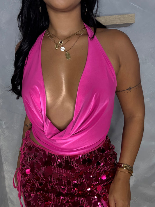 Halter Open Back Top