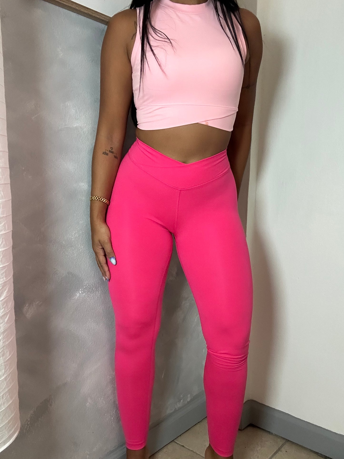 Pink Active Leggings