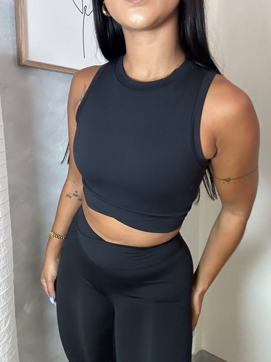 Black Active Top