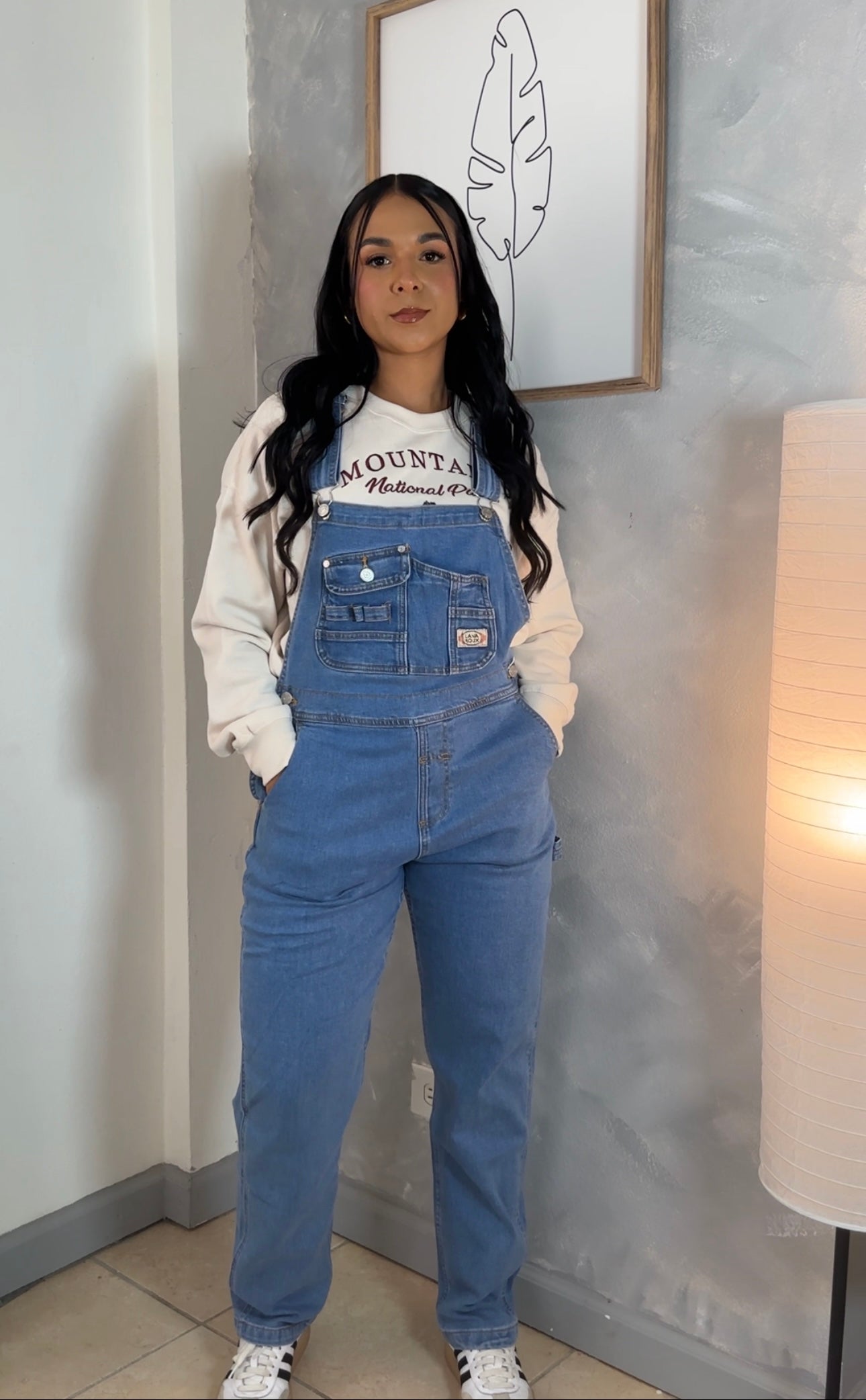 Denim Baggy Overall