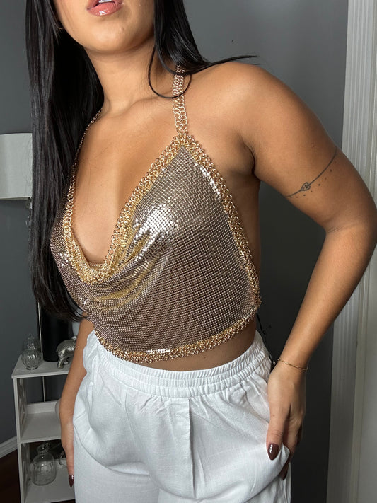 Halter Chain Top