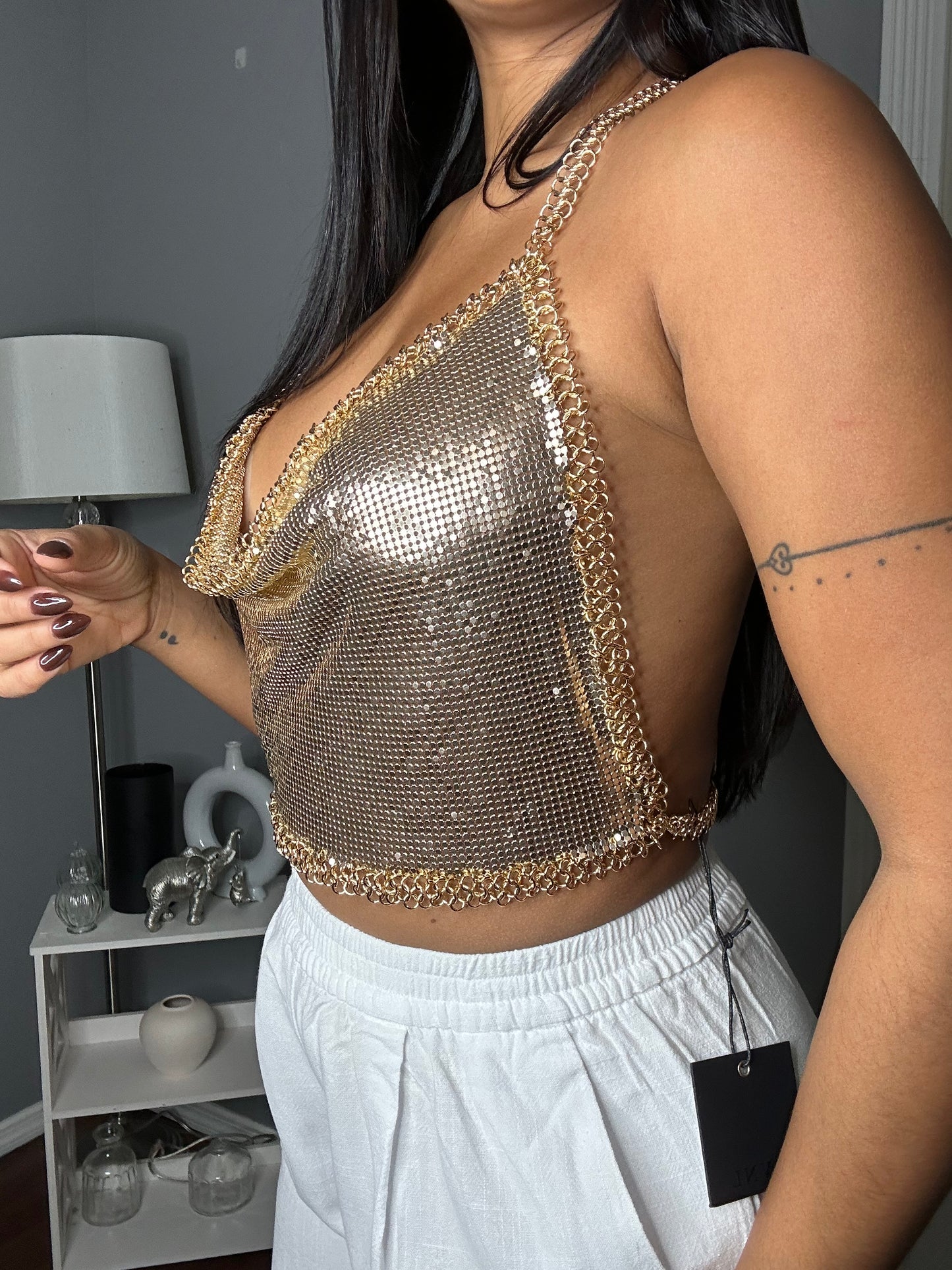 Halter Chain Top