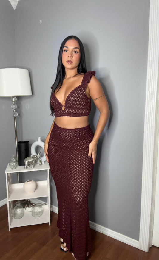 Cherry Lace Mermaid Set